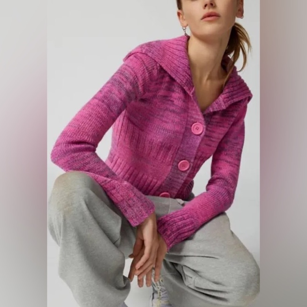 Urban Outfitters Pink Cardigan Sweater
